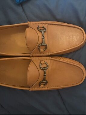 Quince Tan Leather Horsebit Loafers for Men